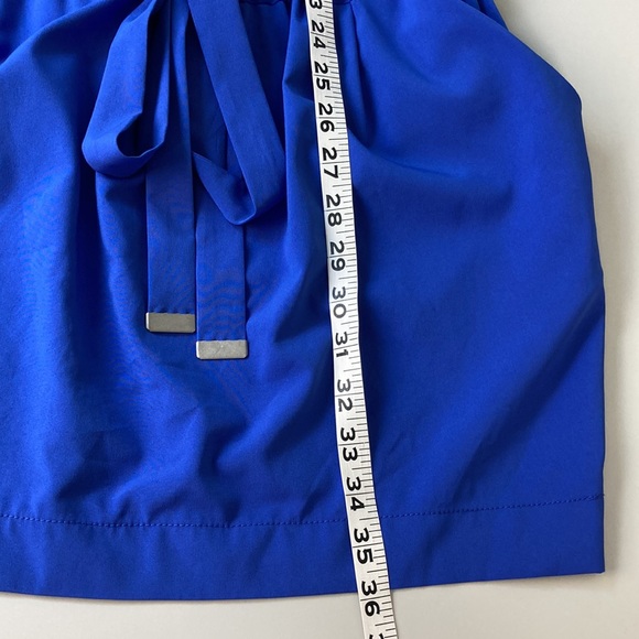 Rachel Roy Blue Drop Waist Halter Mini Dress - Picture 11 of 12